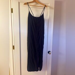 Free People Black Gauzy Maxi Dress